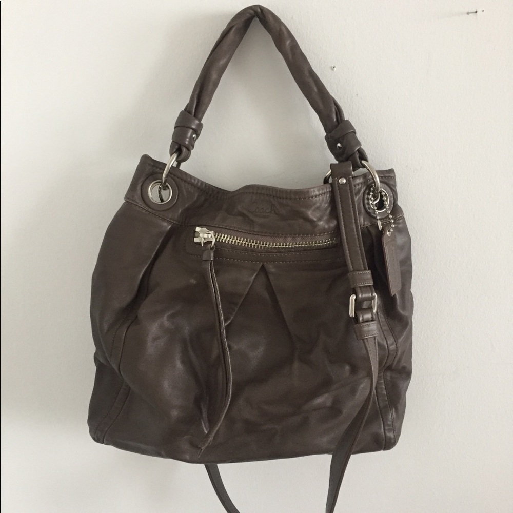 Authentic Leather Coach Bag - Picture 2 of 10